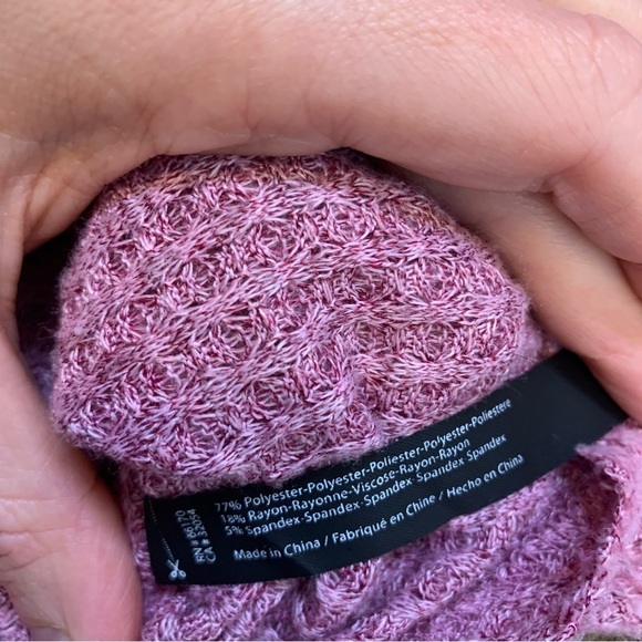 URBAN OUTFITTERS Out From Under JoJo Waffle Knit Thermal Top W Tie Front Pink S - Picture 11 of 11